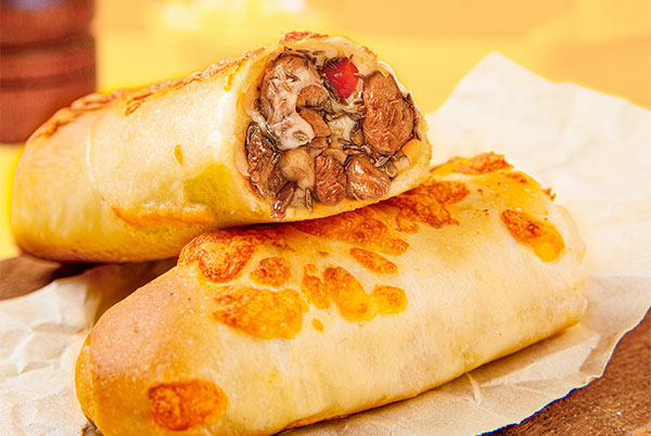 孜然鸡肉芝士卷